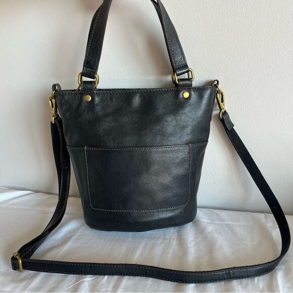 Fossil Handbags - FOSSIL Black Leather Tote shoulder Bag crossbody Satchel Sydney Ryder Gemma Kyle
